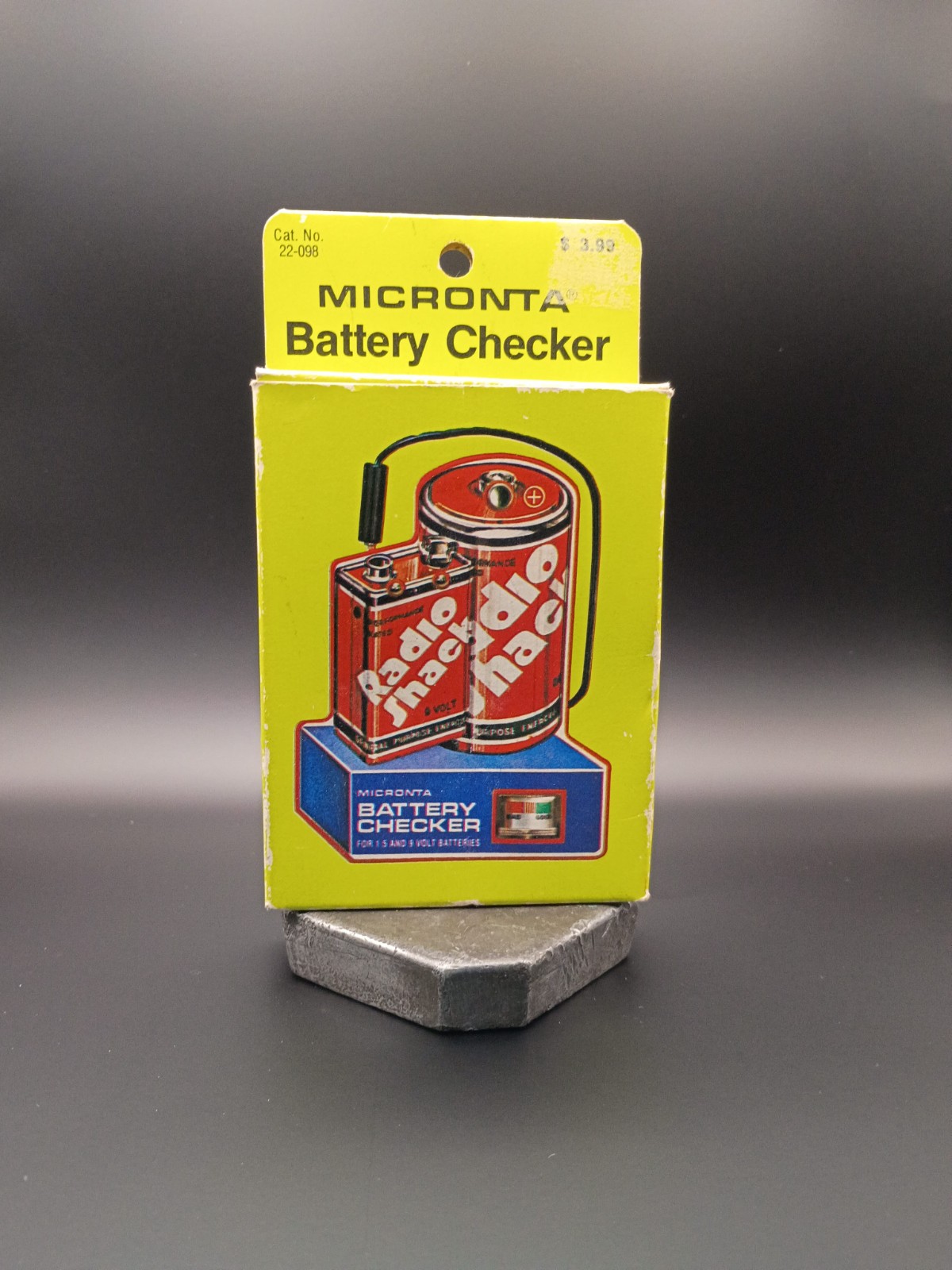Vintage Radio Shack Micronta Battery Checker in Original Box (Cat. No. 22-098)