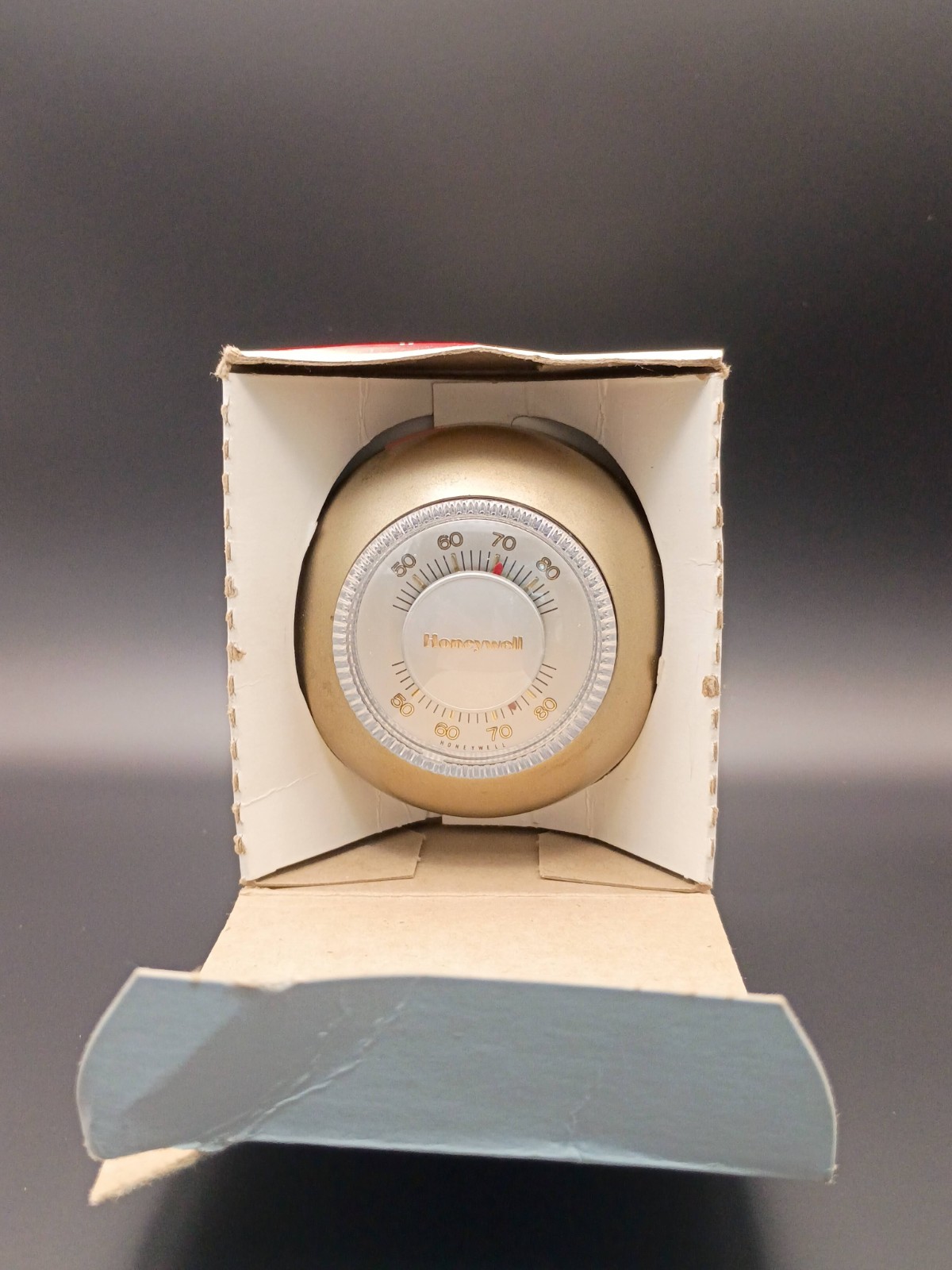 Vintage Honeywell T87F 2873 "The Round" Low Voltage Thermostat in Box
